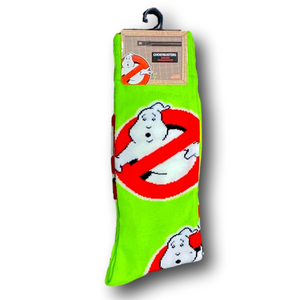 3/$20 Ghostbusters Logo Funny Novelty Crew Socks - NWT